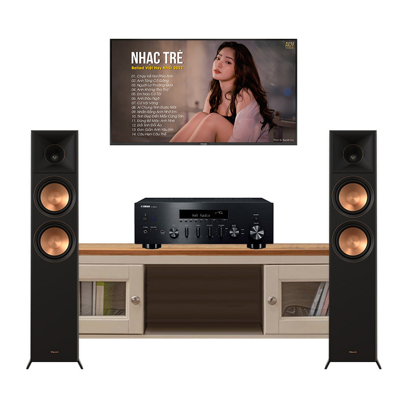 Dàn Nghe Nhạc Yamaha GT62 (Klipsch RP-6000F II, Yamaha R-N600A)