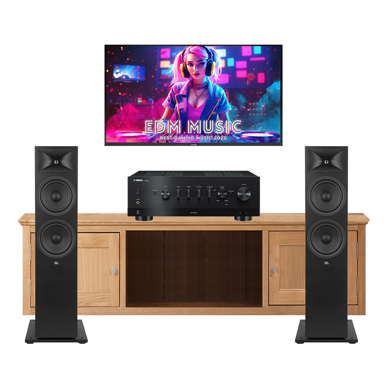 Dàn Nghe Nhạc Yamaha GT67 (Yamaha R-N800A, JBL Stage 280F)