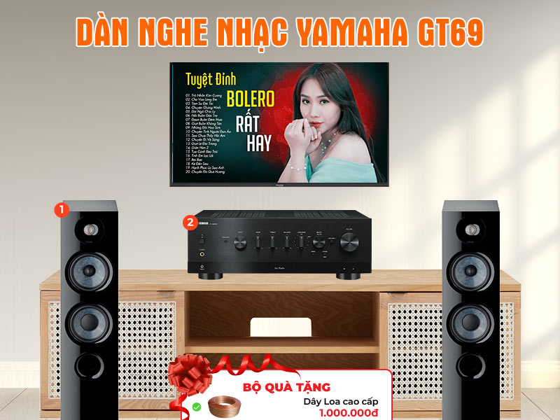 Dàn Nghe Nhạc Yamaha GT69 Dàn Nghe Nhạc Yamaha GT69