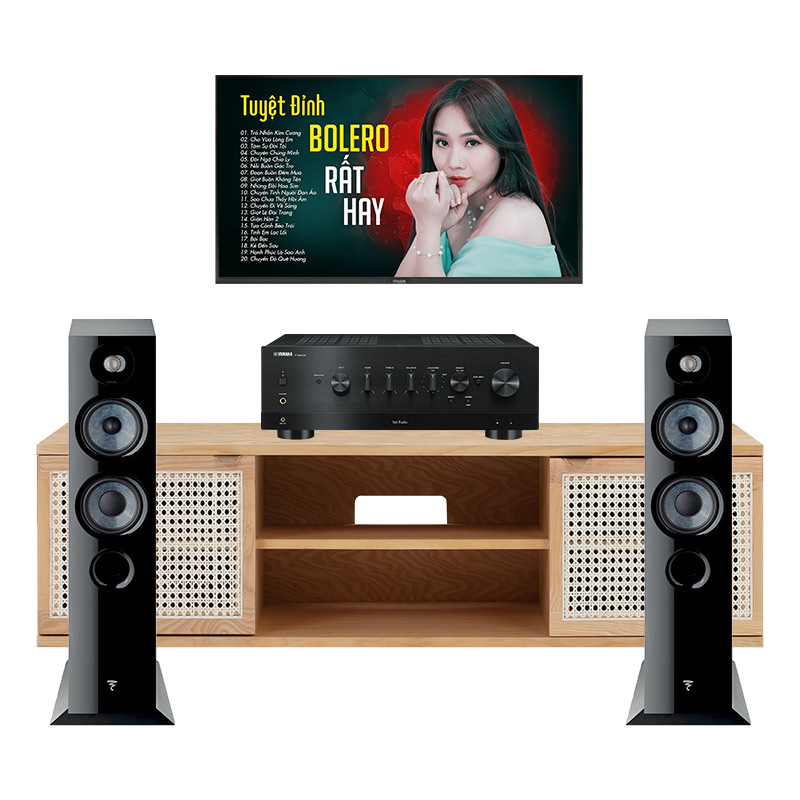 Dàn Nghe Nhạc Yamaha GT69 (Yamaha R-N800A, Focal Chora 816)
