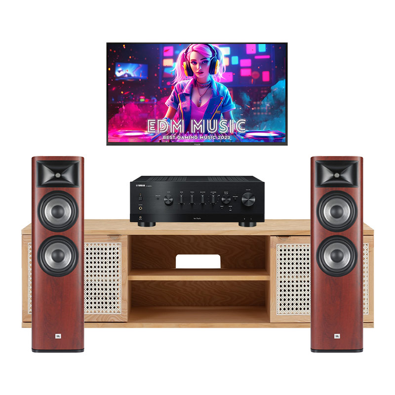 Dàn nghe nhạc Yamaha GT70 (JBL Studio 690, Yamaha R-N800A)