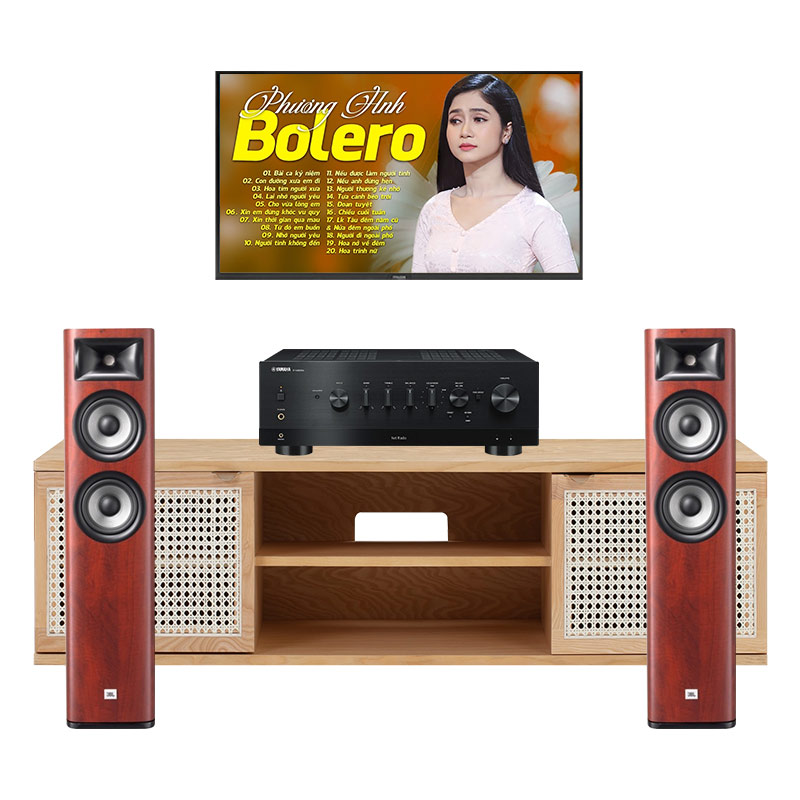 Dàn nghe nhạc Yamaha GT71 (JBL Studio 680, Yamaha R-N800A)