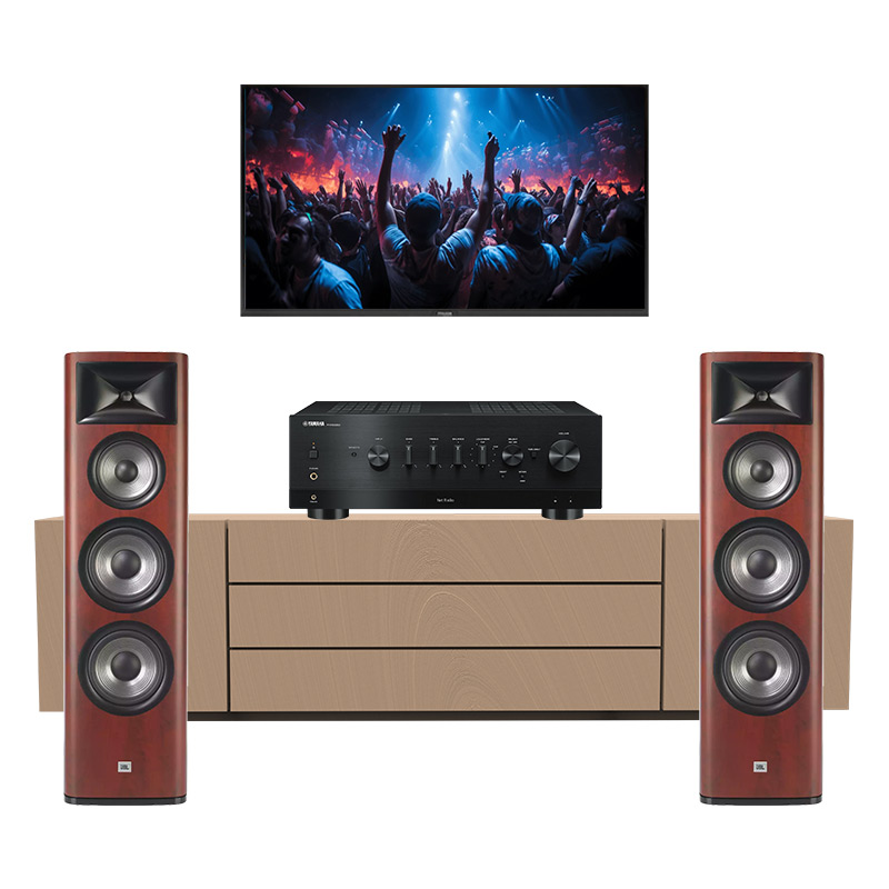 Dàn nghe nhạc Yamaha GT74 (JBL Studio 698, Yamaha R-N1000A)