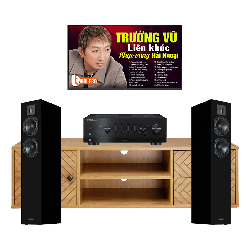 Dàn nghe nhạc Yamaha GT80 (Piega Classic 5.0, Yamaha R-N1000A)