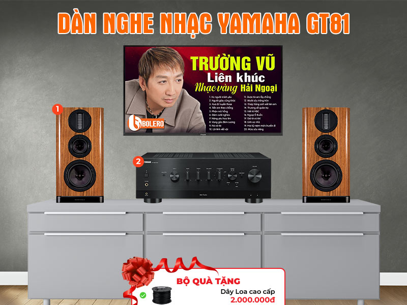Dàn nghe nhạc Yamaha GT81 Dàn nghe nhạc Yamaha GT81