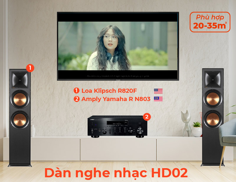 Dàn nghe nhạc HD02