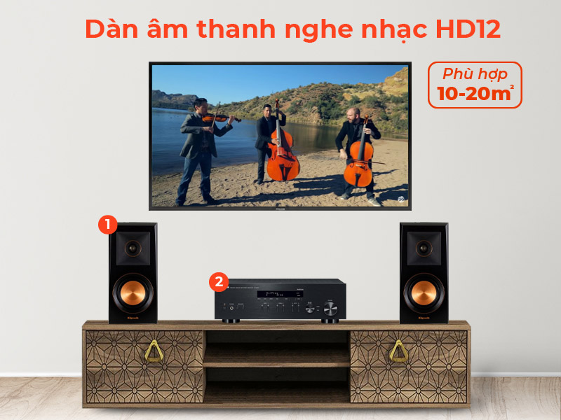 Dàn âm thanh nghe nhạc HD12