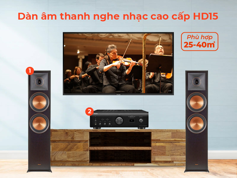 Dàn nghe nhạc Denon, Klipsch HD15