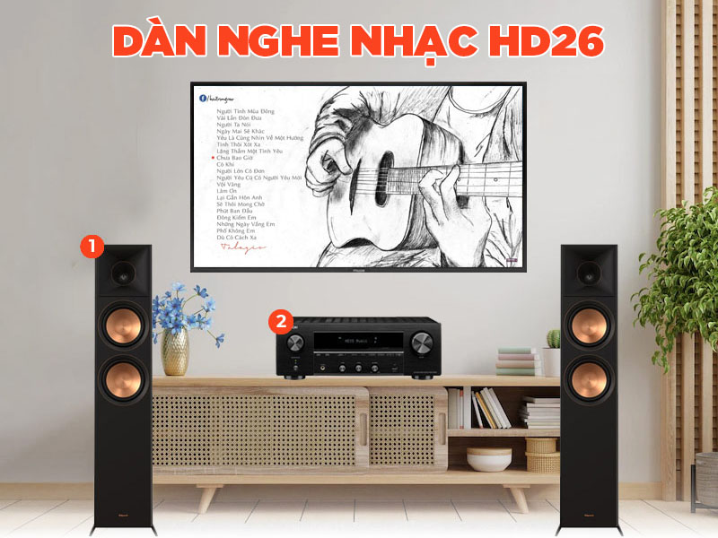 Dàn nghe nhạc cao cấp HD26