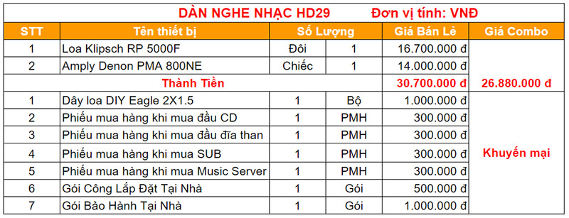 Gái Dàn âm thanh nghe nhạc HD29