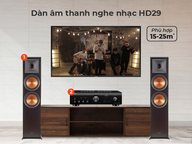dàn âm thanh nghe nhạc HD29