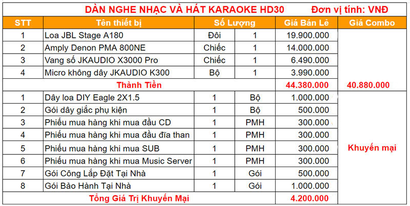 gia dan nghe nhac va hat karaoke HD30