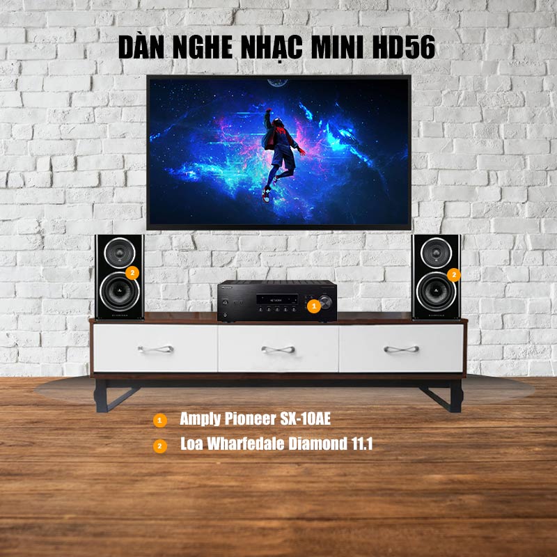 dàn nghe nhạc HD56