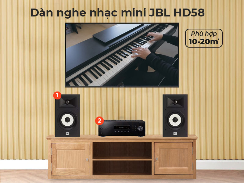 dàn âm thanh nghe nhạc Mini HD58