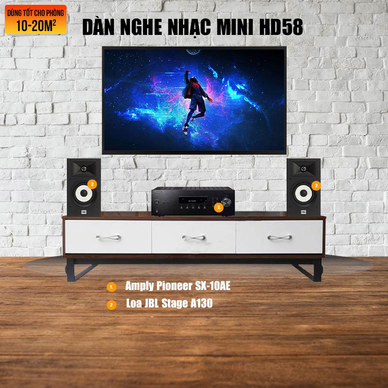 dàn nghe nhạc Mini HD58