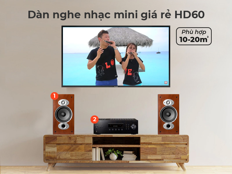 dàn nghe nhạc Mini HD60