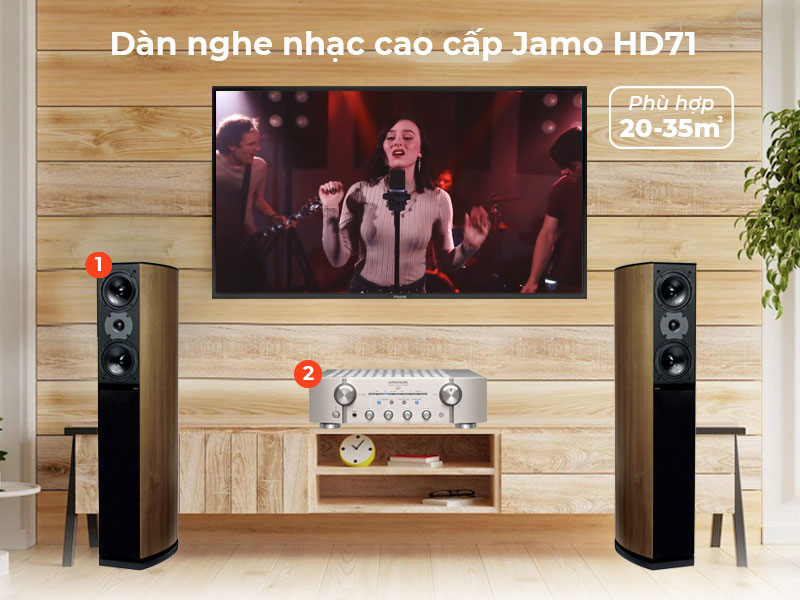 dàn nghe nhạc HD71