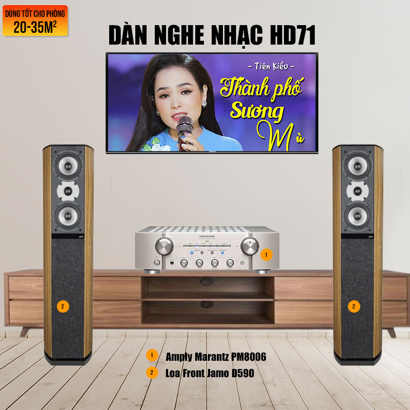 combo âm thanh nghe nhạc HD71 