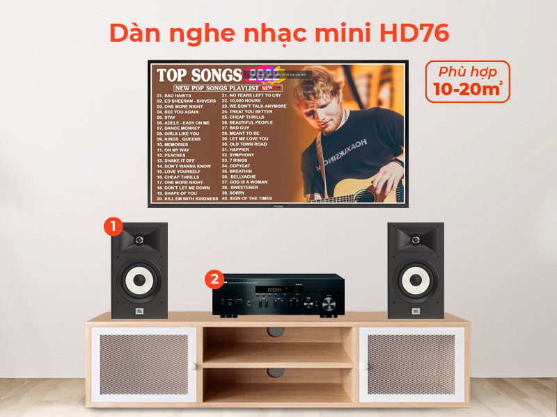 Dàn âm thanh nghe nhạc HD76