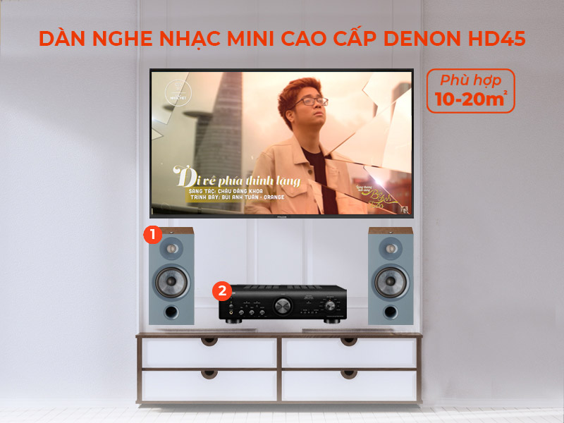 Dàn nghe nhạc Mini HD45