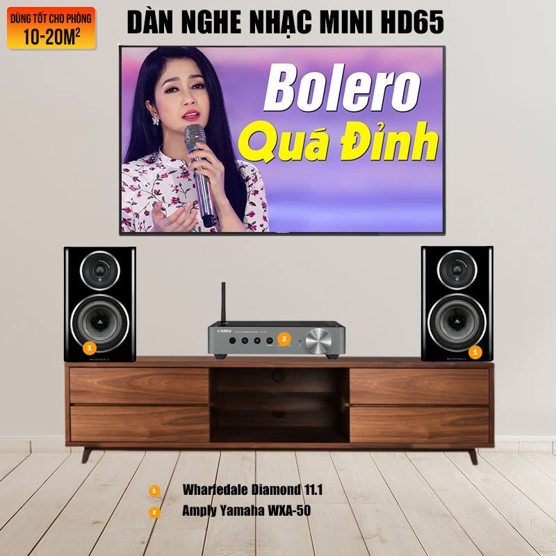Bộ Dàn nghe nhạc mini HD65
