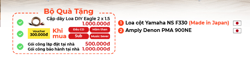 dàn nghe nhạc Yamaha HD68