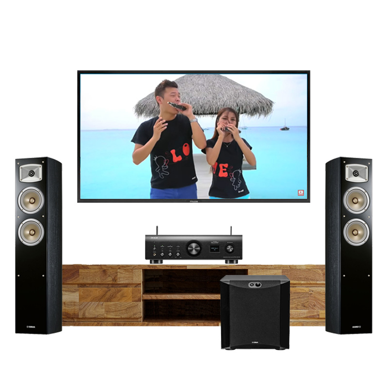 Dàn âm thanh nghe nhạc 2.1 Yamaha HD77 (Yamaha NS F330, NS SW300, Denon PMA-900HNE)