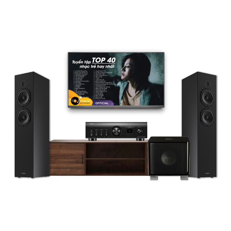 Dàn âm thanh nghe nhạc cao cấp 2.1 Piega HD86 (Piega Classic 7.0, Denon PMA-1700NE, Rel T9X)
