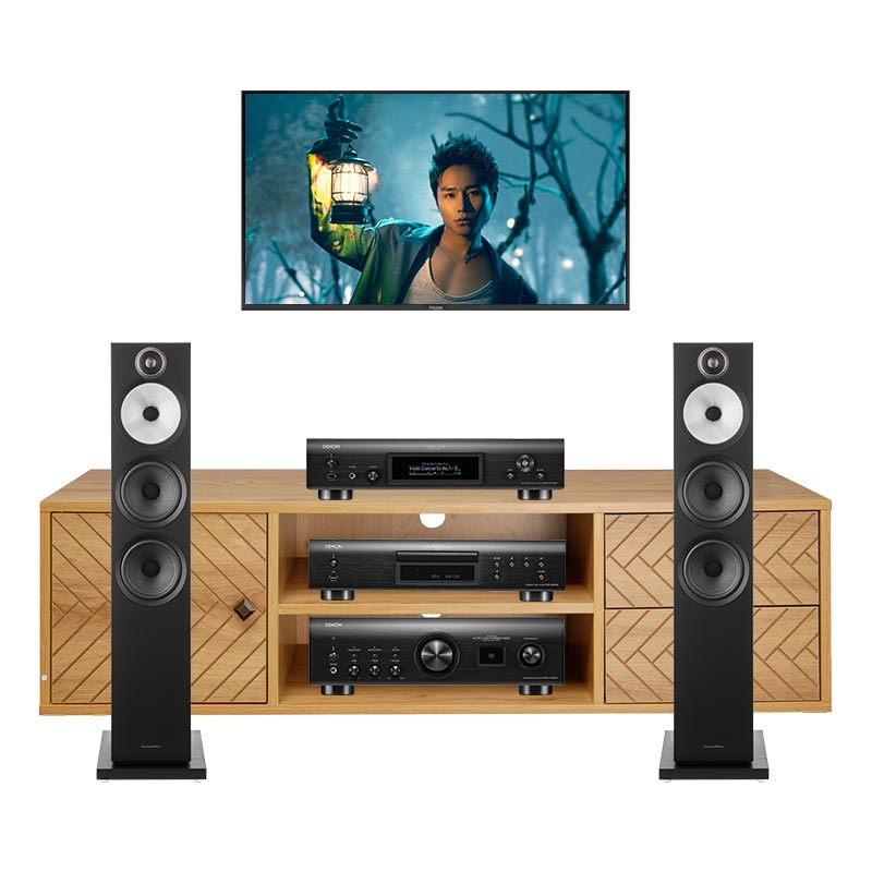Dàn nghe nhạc Denon HD95 ( B&W 603 S3, Denon PMA-1700NE, Denon DCD-900NE, Denon DNP-2000NE)