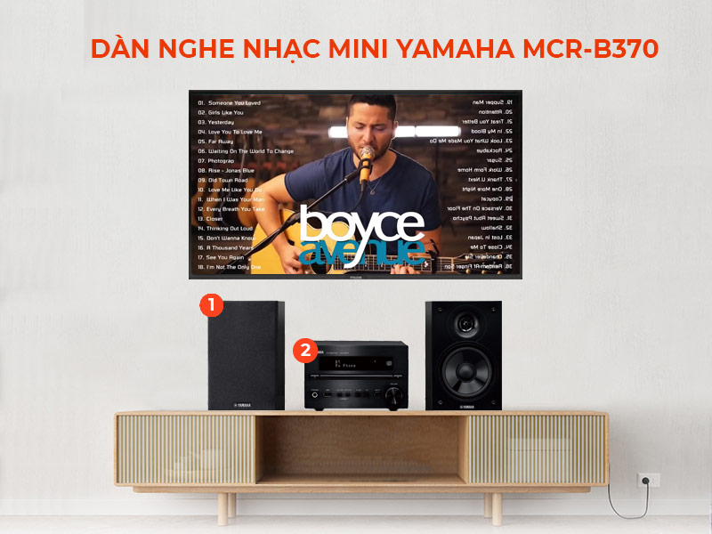 dàn nghe nhạc MCR-B370 