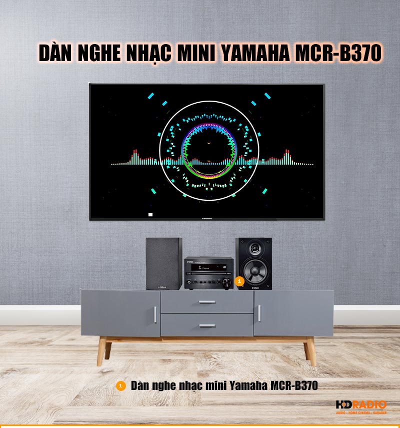 Dàn âm thanh nghe nhạc mini Yamaha MCR-B370