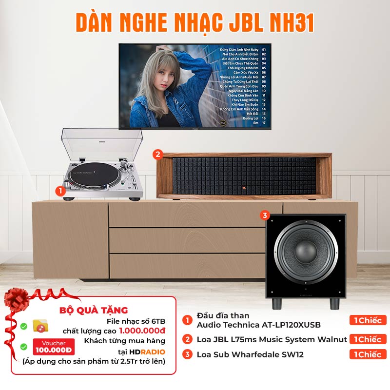 Dàn Nghe nhạc JBL NH31 Dàn Nghe nhạc JBL NH31