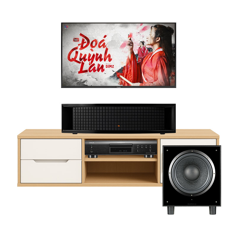 Dàn Nghe nhạc JBL NH37 (JBL L75ms Music System, Denon DCD-900NE, Wharfedale SW12)