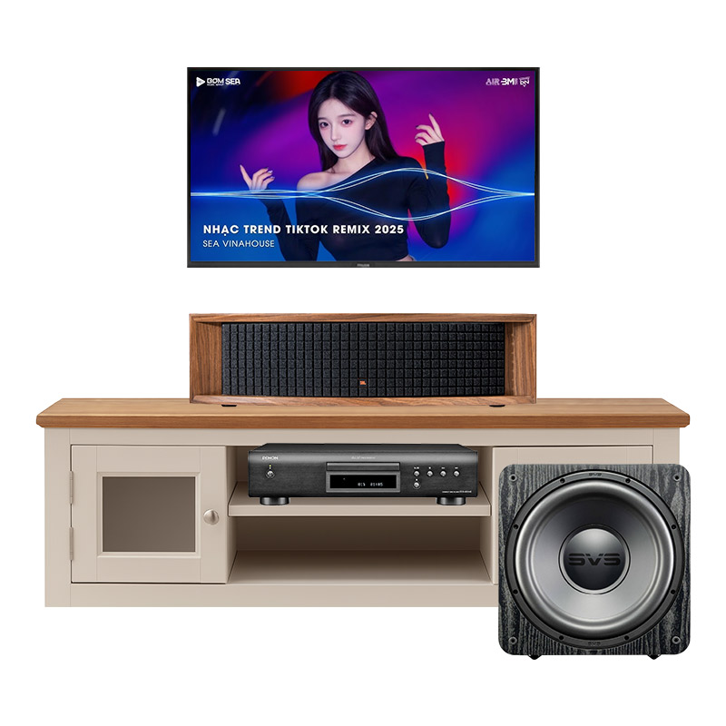 Dàn Nghe nhạc JBL NH41 (JBL L75ms Music System, Denon DCD-600NE, SVS SB-1000 pro)