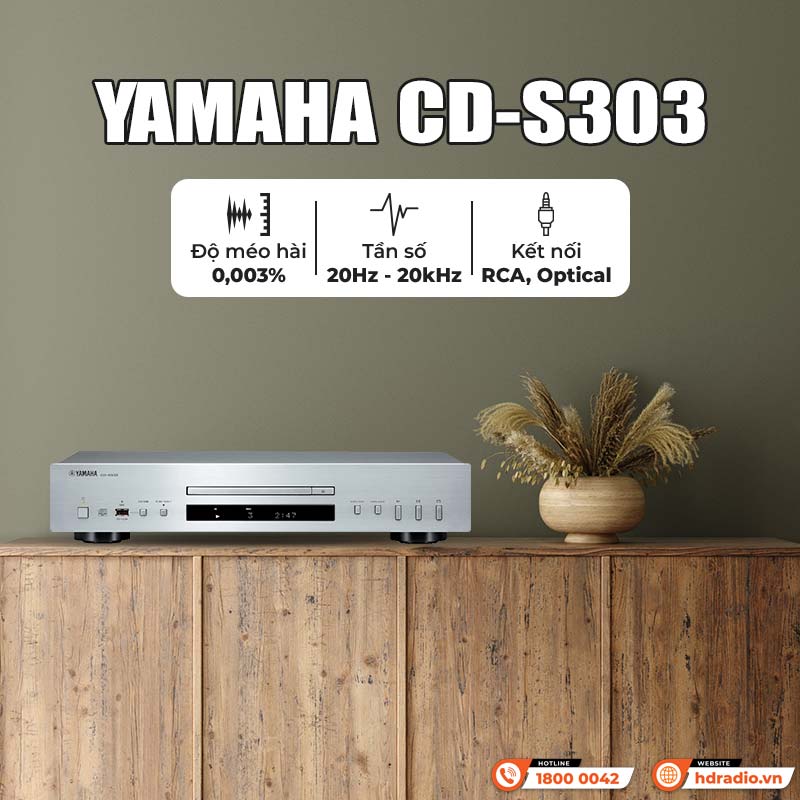 Đầu CD Yamaha CD-S303 