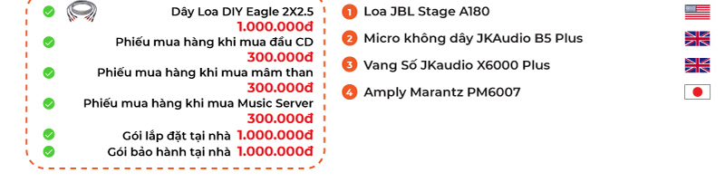 khuyen mai dan nghe nhac va hat karaoke NK14
