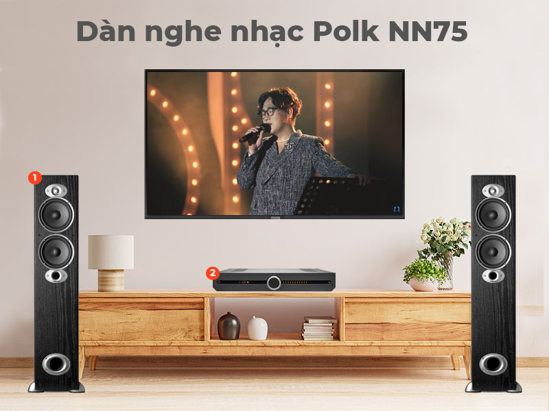 Dàn nghe nhạc Polk NN75