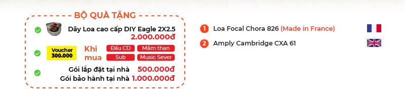 gia dan nghe nhac Focal, Cambridge NN11