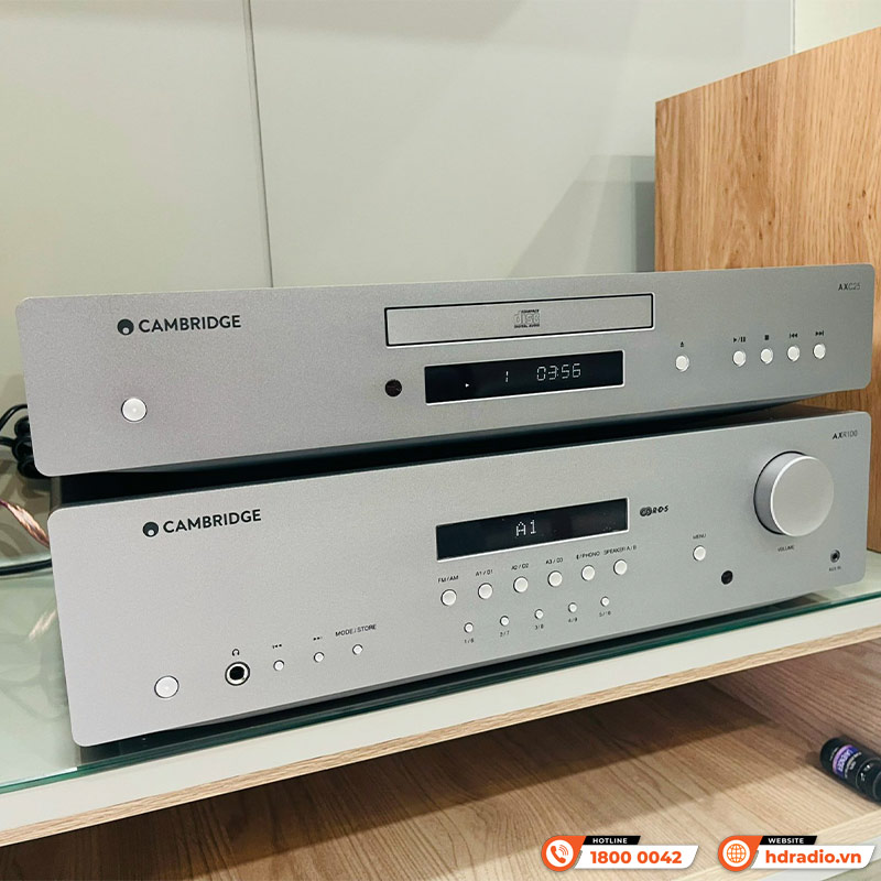 Dàn nghe nhạc B&W, Cambridge NN33 (B&W 606 S3, Cambridge AXR100, Sub Rel T5X)-7