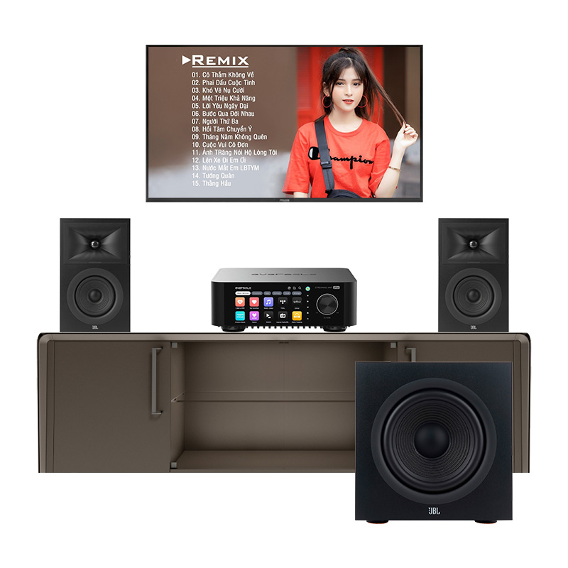 Dàn Nghe nhạc Eversolo NH50 (Eversolo Play CD Edition, JBL Stage 250B, Stage 200P)