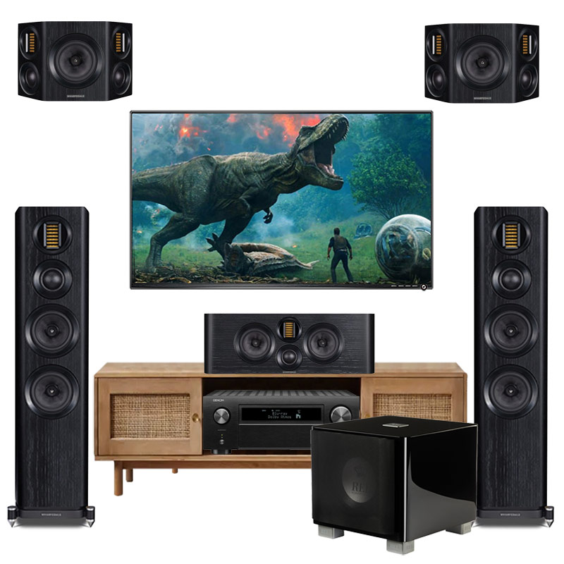 Dàn xem phim nghe nhạc 5.1 Wharfedale PN16 ( Denon X6700H + Wharfedale Evo 4.4 + 4.S + 4.C + Rel T9X)
