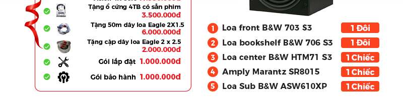 Dàn âm thanh xem phim nghe nhạc PN21