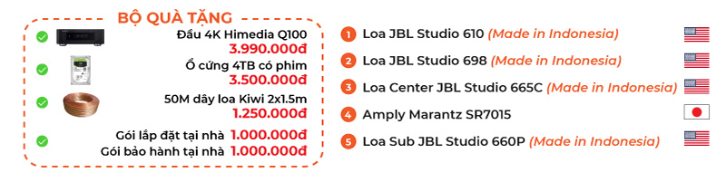 mua Dàn xem phim 5.1, nghe nhạc JBL PN28