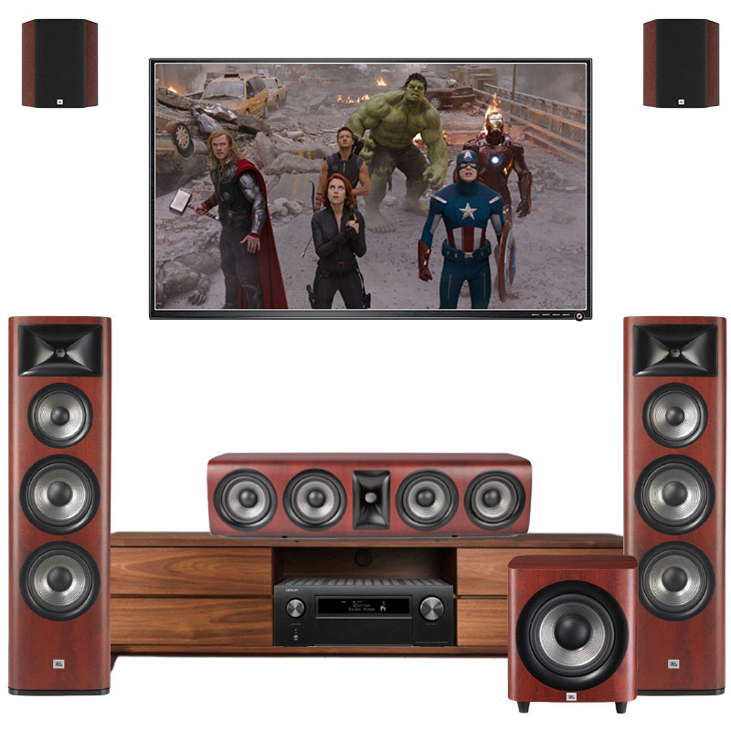 Dàn âm thanh xem phim nghe nhạc 5.1 JBL PN29 (Denon AVC X6700H, JBL Studio 69, 610, 665C, 660P)