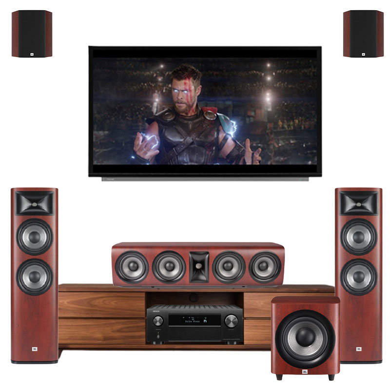 Dàn âm thanh xem phim nghe nhạc 5.1 JBL PN31 (Denon AVC X4800H, JBL Studio 690, 610, 665C, 660P)