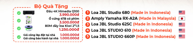 Top 10 Bộ dàn âm thanh xem phim Tết chất lượng nhất hiện nay