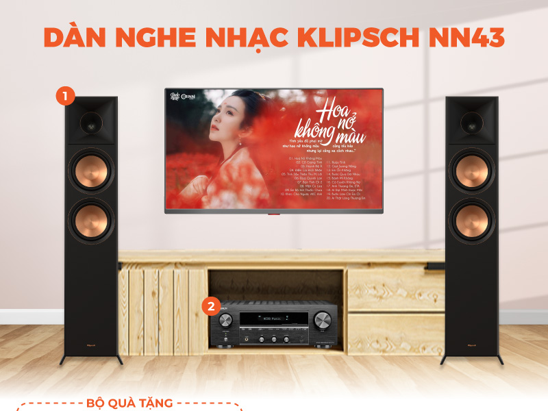 Dàn Nghe Nhạc Klipsch Denon NN43
