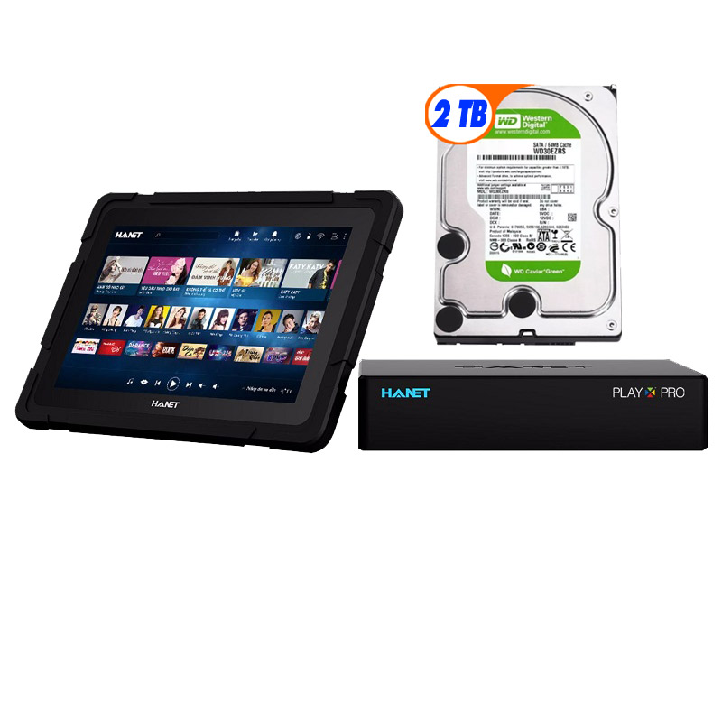 Đầu Karaoke Hanet PlayX Pro 2TB, Chọn bài SmartList, Cập nhật bài Online