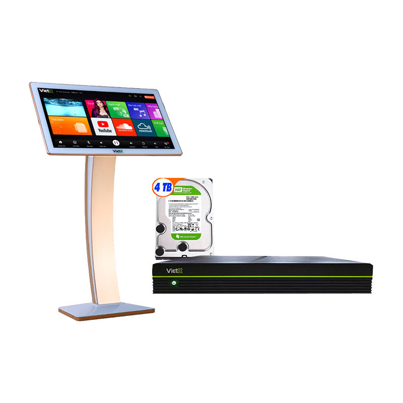 Combo đầu VietK Pro 4TB + Màn VietK 21