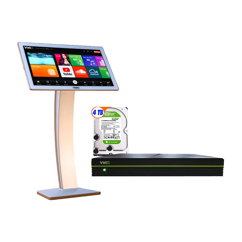 Combo đầu VietK Pro 4TB + Màn VietK 23